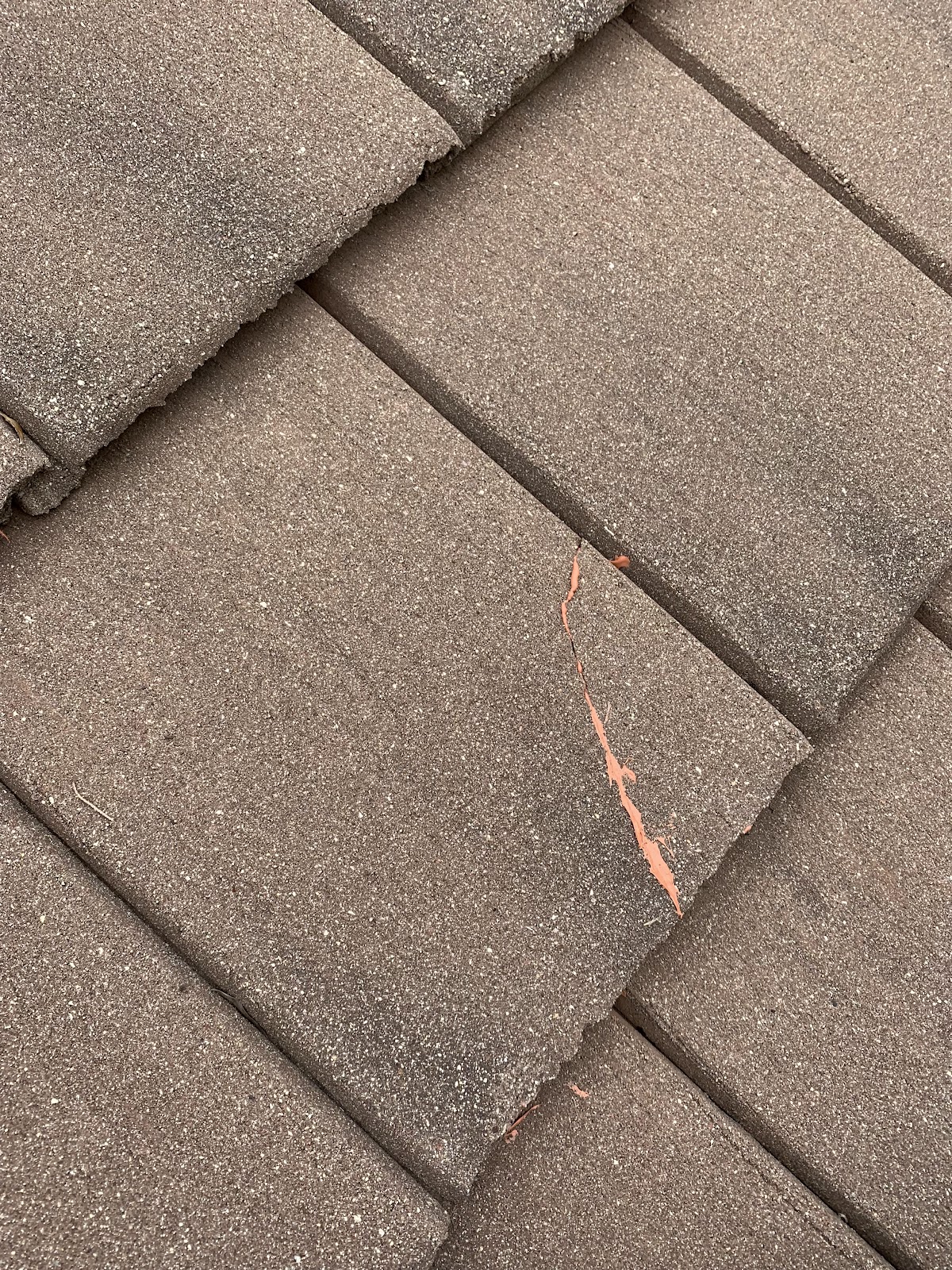 Clay tile repair after