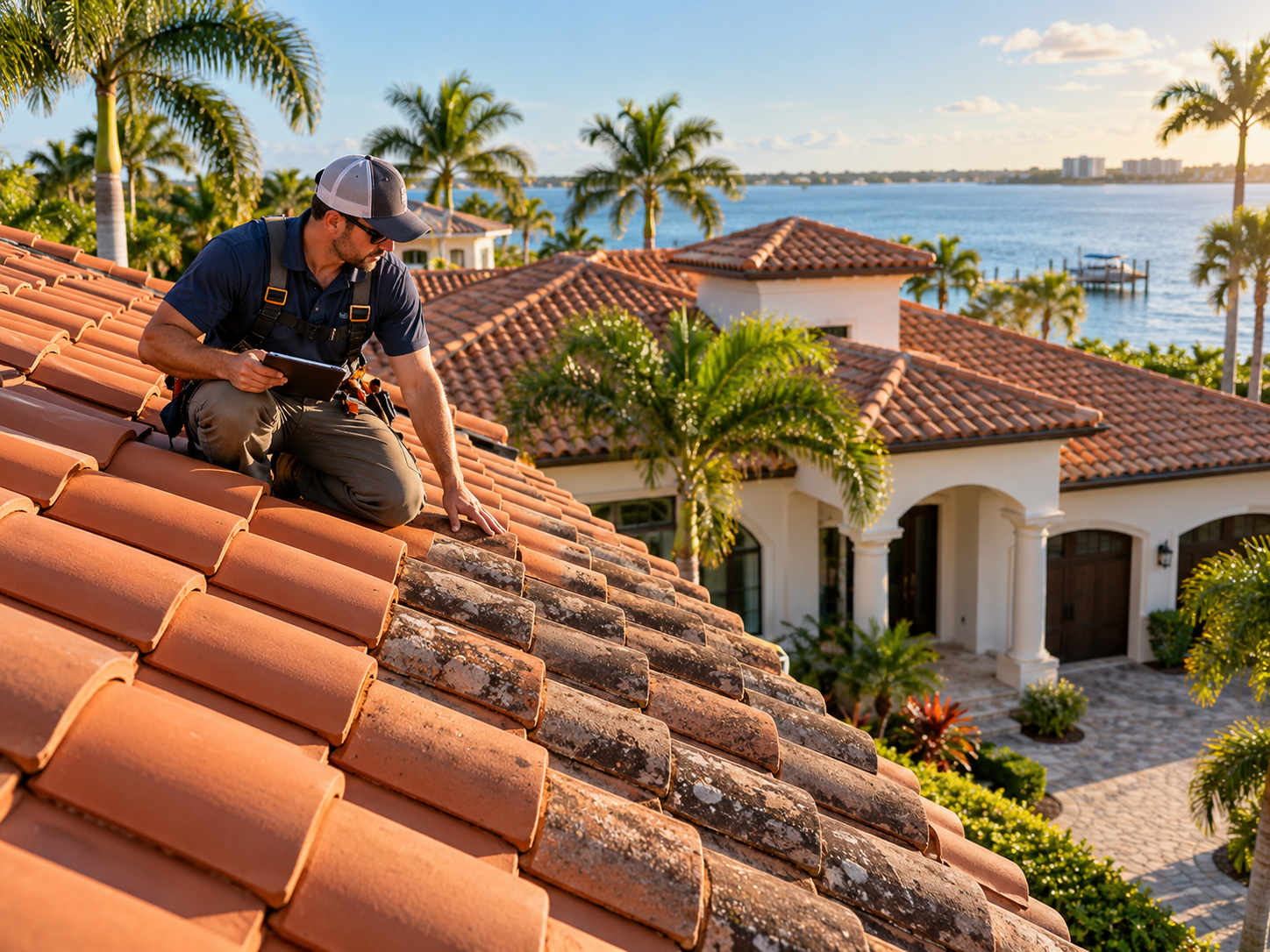 Clay tile replacement
