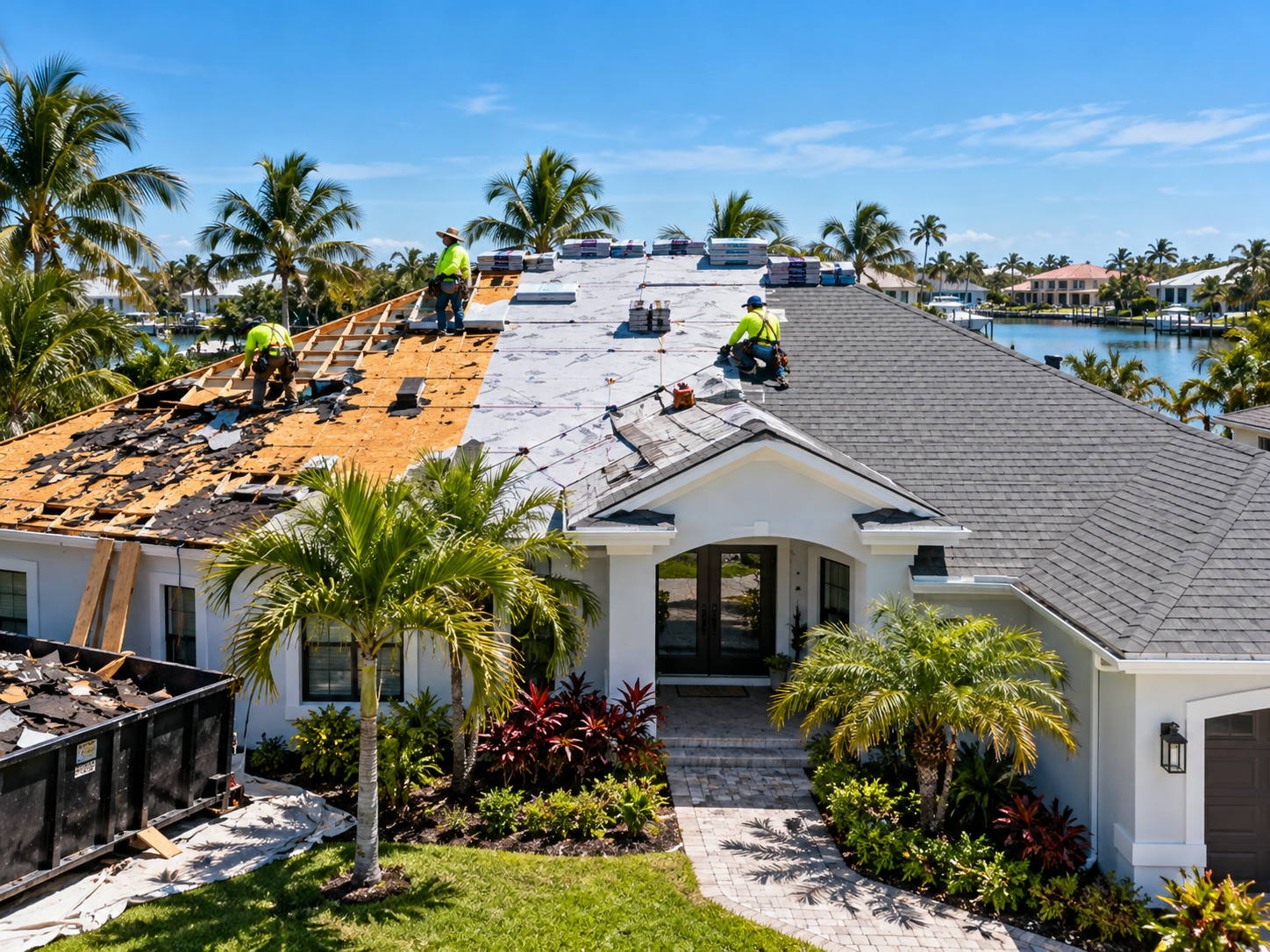 How long a re-roof takes